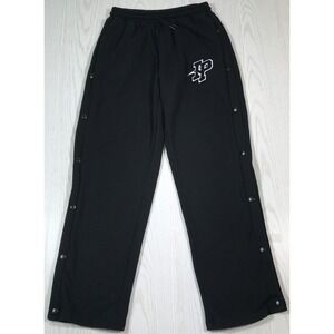 Inaka Power Breakaway Warm Up SweatPants Men XL Black Heavyweight Cotton Sports